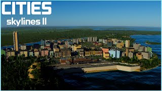マップの端にちっぽけな観光エリアの町。 #15【シティーズスカイライン２:Cities: Skylines II】
