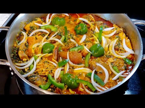 Autre Façon de Faire La Sauce Pistache Aux Epinards 🇹🇬 Gboma Dessi || Egusi Soup