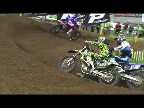 MXGP of France 2013 - Dylan Ferrandis fight with Jake Nicholls - Motocross