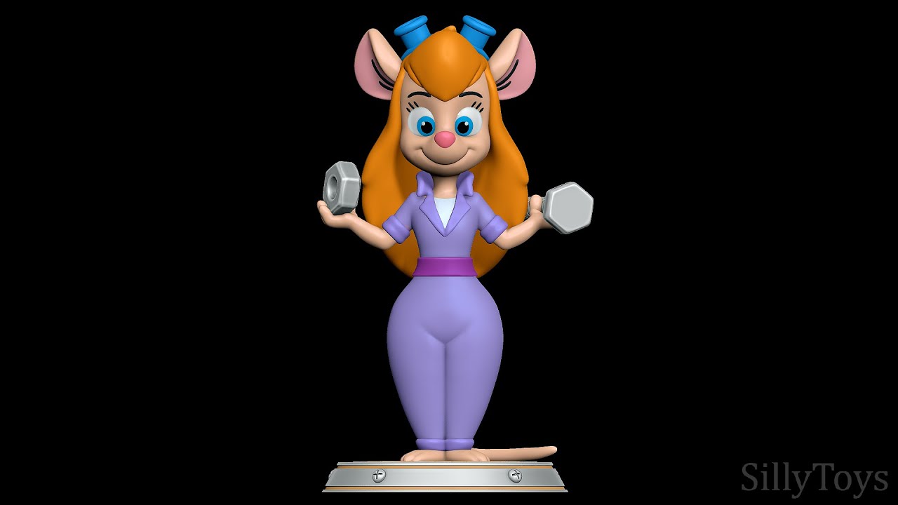 Gadget Hackwrench - Chip ve Dale 3D Baskı Modeli