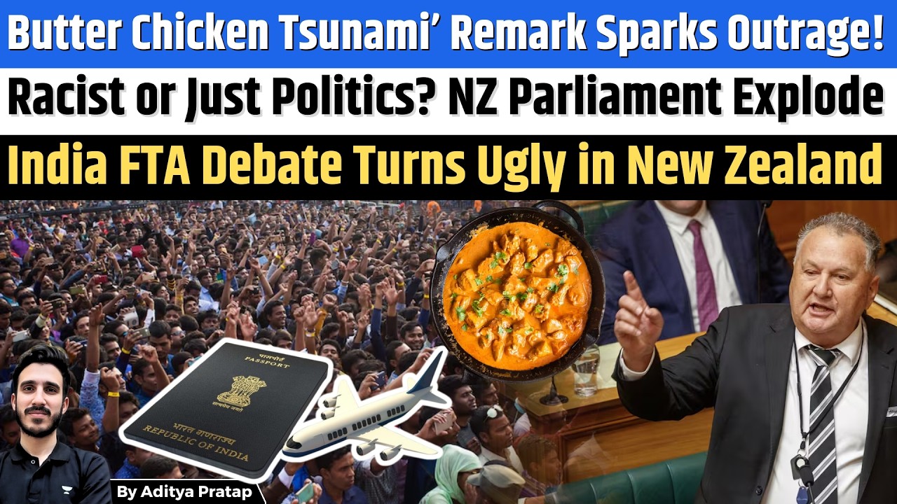 Butter Chicken Tsunami Row: Shane Jones’ India Remark Sparks Political Storm in NZ Parliament