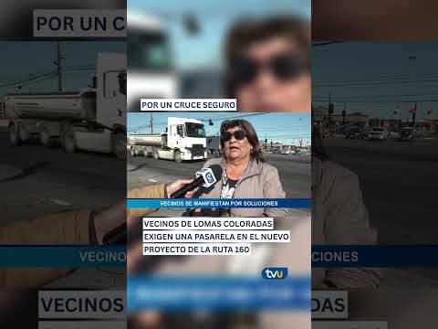 Vecinos exigen pasarela San Pedro de la Paz