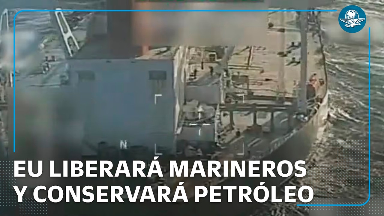 Buque interceptado por EU será retenido y su tripulación liberada