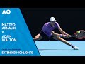 Matteo Arnaldi v Adam Walton Extended Highlights | Australian Open 2024 First Round