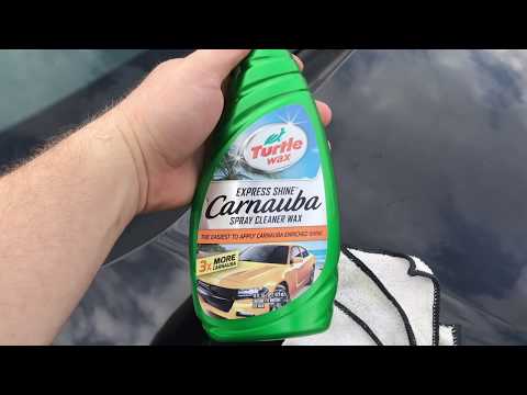 Remove Those Hard Water Spots With Turtle Wax Express Shine Carnauba