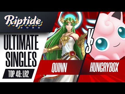 Quinn vs Hungrybox - Ultimate Singles Top 48: LR2 - Riptide 2022 | Palutena vs Jigglypuff