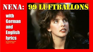 Nena   99 Luftballons - w/German &amp; English Lyrics