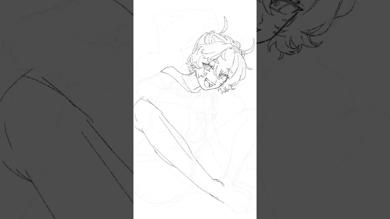 ミクちゃん🇧🇷描いたよ　#illustration #メイキング