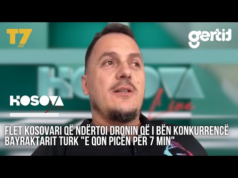 Flet kosovari që ndërtoi dronin që i bën konkurrencë Bayraktarit turk -E qon picën për 7 min- | T7