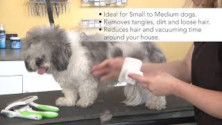 Self-Cleaning Slicker Brush, 40610 Green