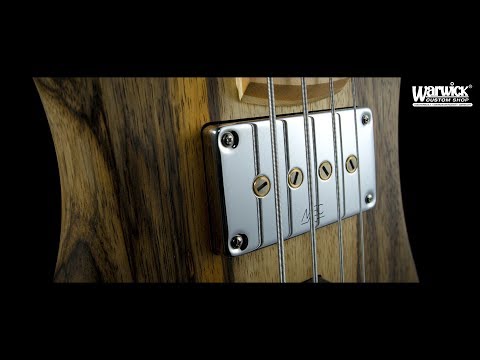 Warwick Custom Shop Masterbuilt - Streamer CV - Black Korina Body - Natural Oil Finish #17-3522