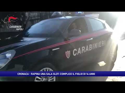 Rapina una sala slot: arrestato, complice il figlio di 14 anni