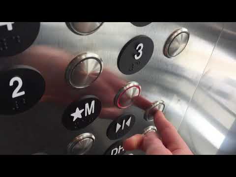 Scenic ThyssenKrupp Synergy MRL Traction Elevator @ the Canad Inns Parking Garage, Winnipeg, MB