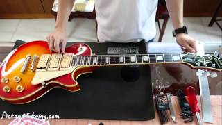 Video thumbnail for Setup Epiphone Les Paul Custom Ace Frehley "Budokan" by pickandstring