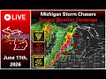 Michigan Severe Weather Coverage - June 11th, 2026 Part 1