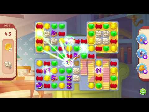 Homescapes 1076 Level - 16 moves - NO BooSTERS