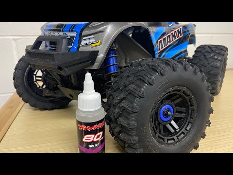 Traxxas Maxx - 80wt shock oil change