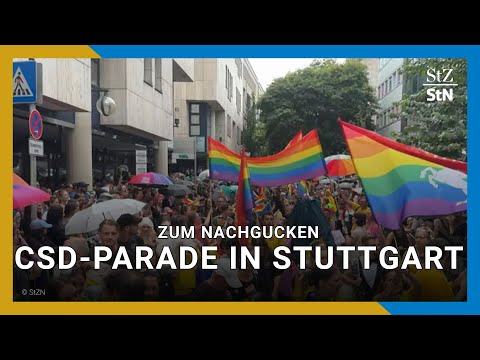 🔴 JETZT LIVE: CSD-Parade zieht durch Stuttgart 🌈