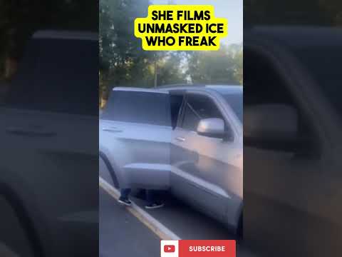 WOMAN FILMS UN MASKED ICE WHO FREAK OUT