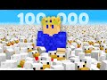 J'ai Obtenu 100 000 Poulets sur Minecraft Hardcore
