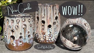Glazing Pottery Luminaries With Mayco, Spectrum and AMACO Glazes HD 1080p