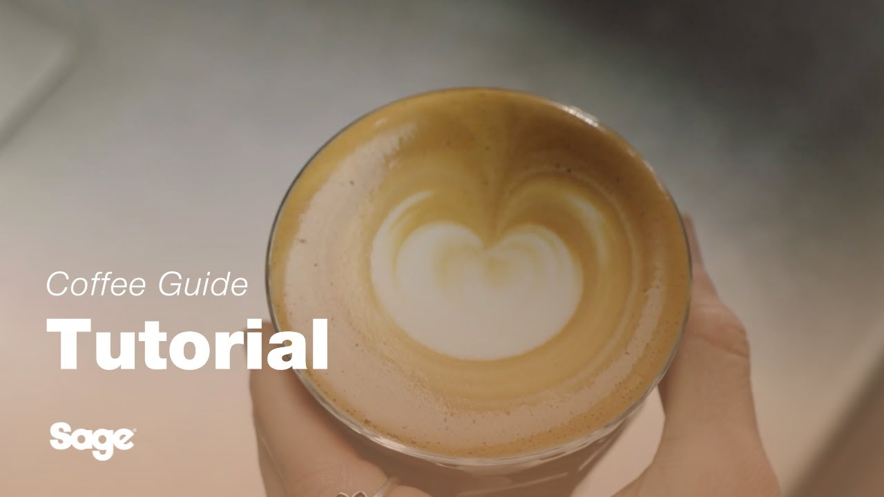 How to create latte art: the dot
