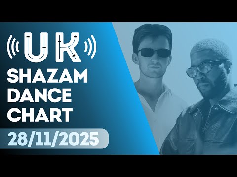 🇬🇧 SHAZAM UK DANCE CHART (28/11/2025) | TOP-40 & NEW-ENTRIES OVERVIEW