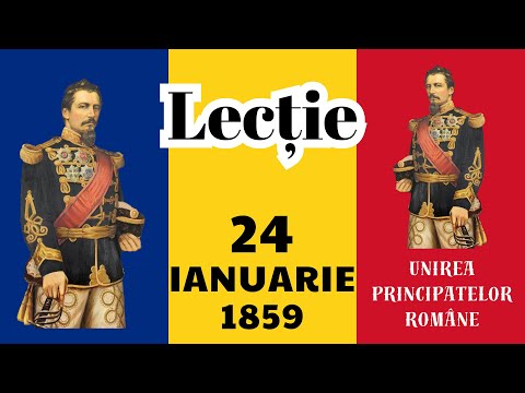 Lecție 24 ianuarie 1859 - Mica Unire a lui Cuza pentru preșcolari și școlari!