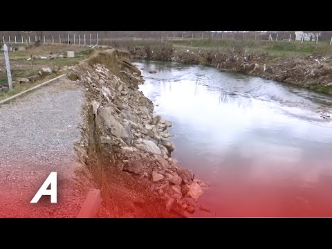 Shembet një pjesë e shtratit të lumit "Klina"