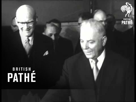 President Of Finland Visits President Voroshilov (1958)