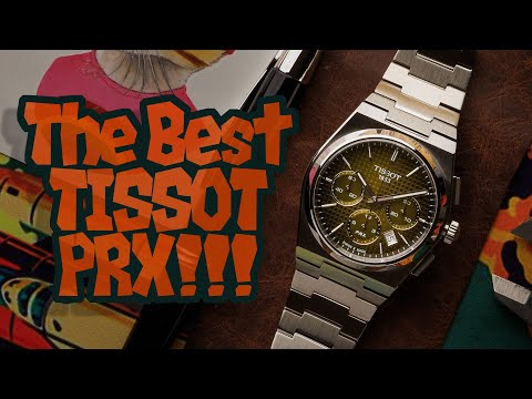 The BEST PRX YET! The TISSOT  PRX Chronograph Green Waffle Dial T137.427.11.091.00