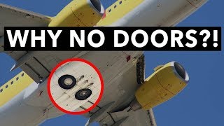 Why does the Boeing 737 not have any landing-gear doors?