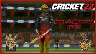 RCB vs KKR TATA IPL 2022 - Match 6 | Cricket 22 PC Gameplay 1080P 60FPS