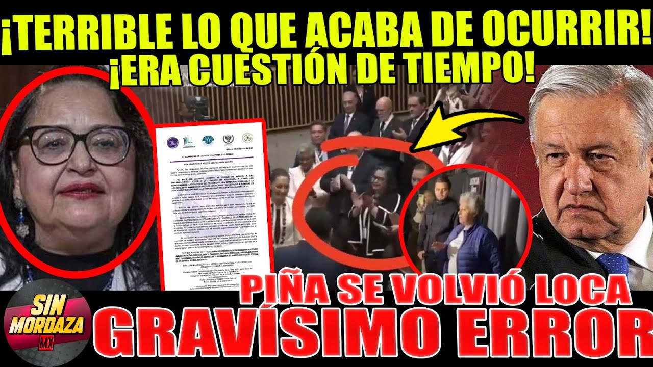 MARTES DE  BOMBAZOOO!!!! PIÑA SE VOLVIO LOCA! CORRUPTA PIERDE TODO. SE QUEDO SOLA, AMLO FESTEJA.