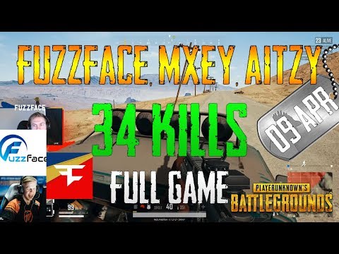 Fuzzface, Mxey, Aitzy | 34 Kills | PUBG