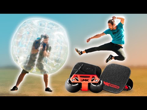Freeskates vs BUBBLE BALLS!
