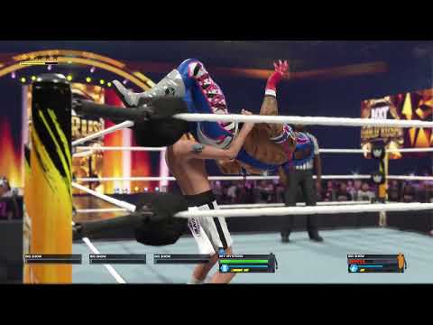 Rey mysterio doing 619 in 2k24 wwe
