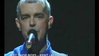 Pet Shop Boys - Rent (Acoustic Live)