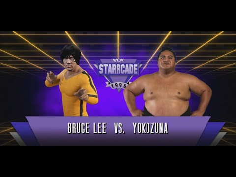 Bruce Lee vs Yokozuna (WWE 2K22) (PS5) (4K) (ברוס לי נגד יוקוזונה)