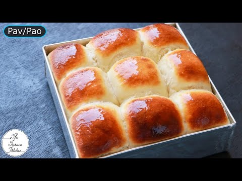 Super Soft Pav Recipe | Ladi Pav Recipe | Pav Bread with Tips & Tricks ~ The Terrace Kitchen