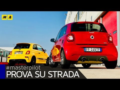 Abarth 595 Competizione VS Smart Forfour Brabus | A 25k euro...la sportiva o la pratica? [ENG SUB]