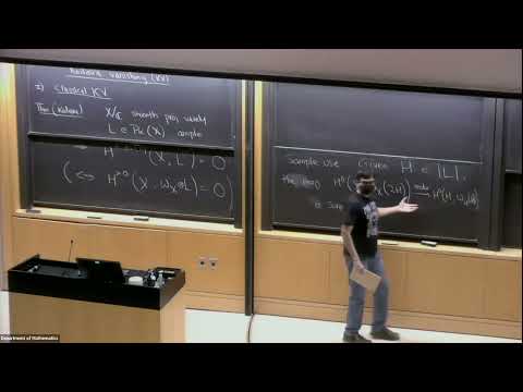 Bhargav Bhatt - Prismatic cohomology and applications: Kodaira vanishing
