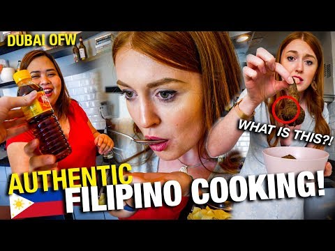 British Girl Cooking Filipino Sinigang with OFW in Manila!