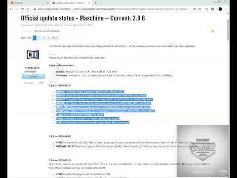 QUICK TIP # 163 - MASCHINE 2.8.6 UPDATE - CADILLAKTRACKZ