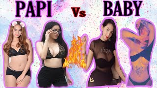 SEXY Tiktok Battle of BABY vs PAPI 😍