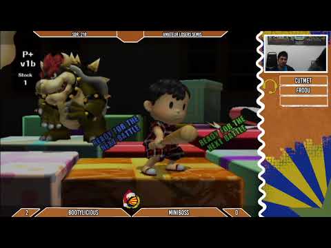 SDR218 (Amateur Losers Semis): Bootylicious (Ness, Lucas) vs Miniboss (Bowser, DDD)