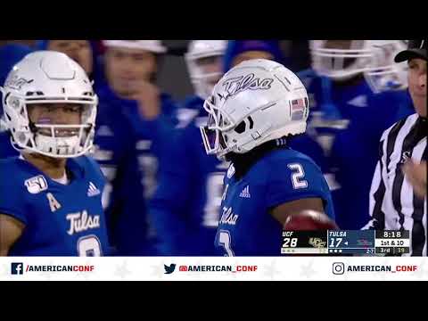 2019 American Football Highlights - Tulsa vs UCF