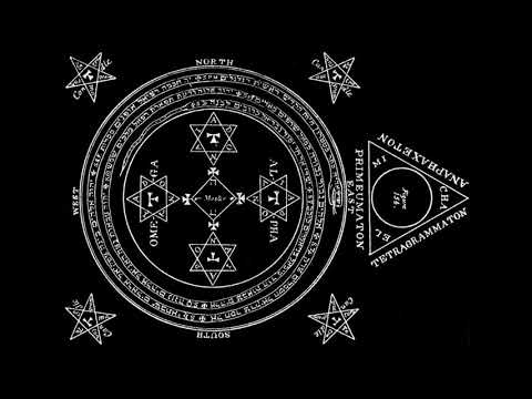 Lesser Key of Solomon Summoning Circle and Triangle