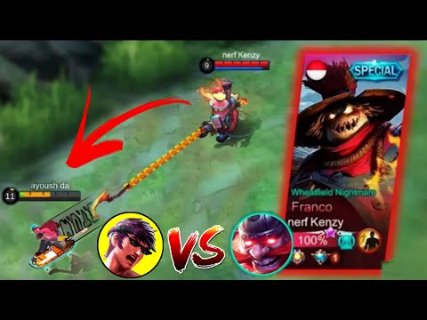 Choou Junior. VS Kenzy ~  TOP GOBLE CHOU VS GOD 😱HOOKER ~ FRANCO ~ WHO WILL WIN? -MLBB