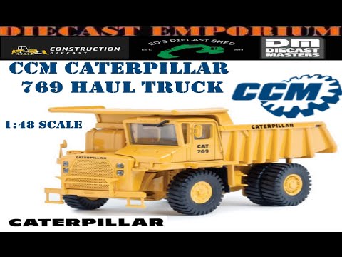 CCM Classic Construction Models Caterpillar 769 Haul Truck Diecast Model Truck Review